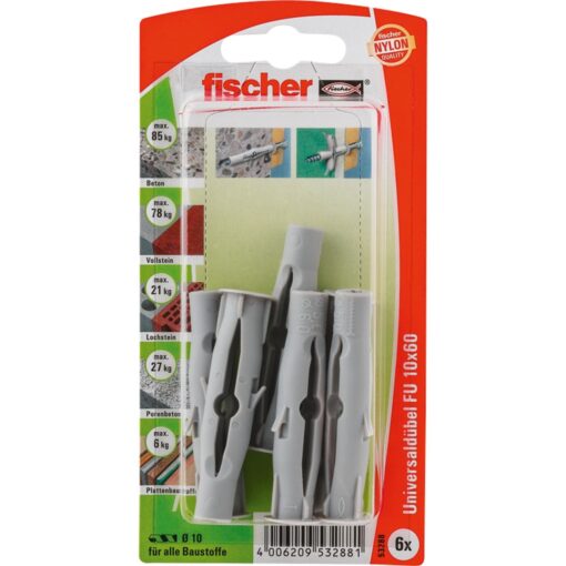 Fischer Universaldübel FU 10x60 K