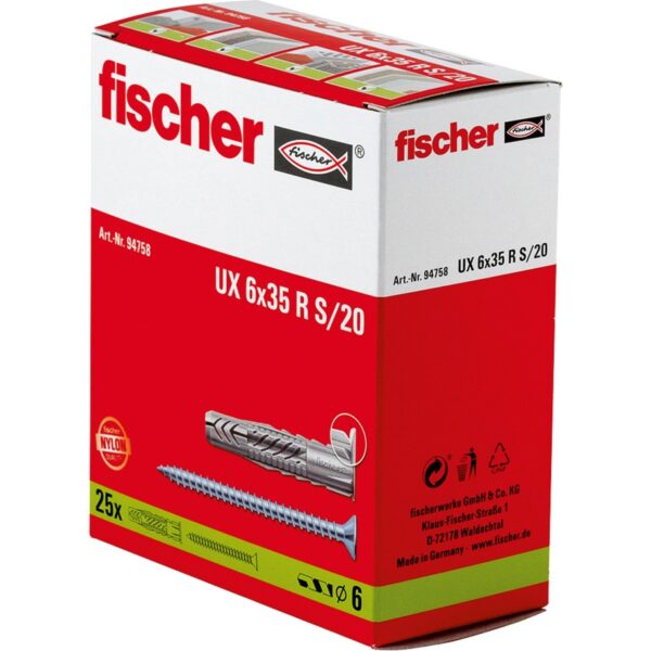 Fischer Universaldübel UX 6x35 R S