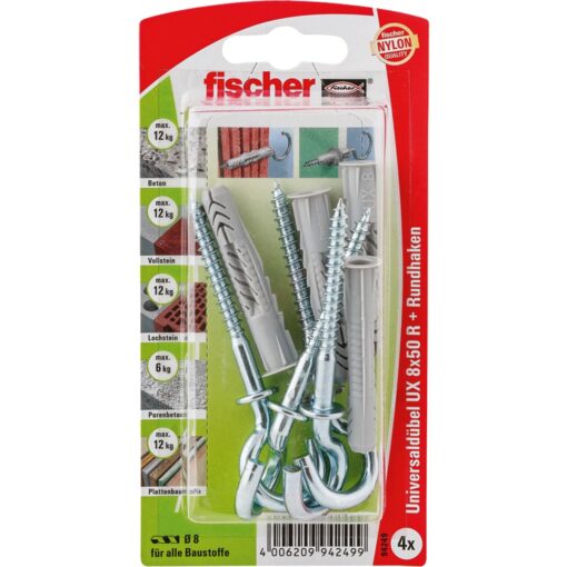 Fischer Universaldübel UX 8x50 RH K