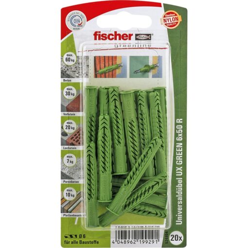 Fischer Universaldübel UX GREEN 6x50 R K