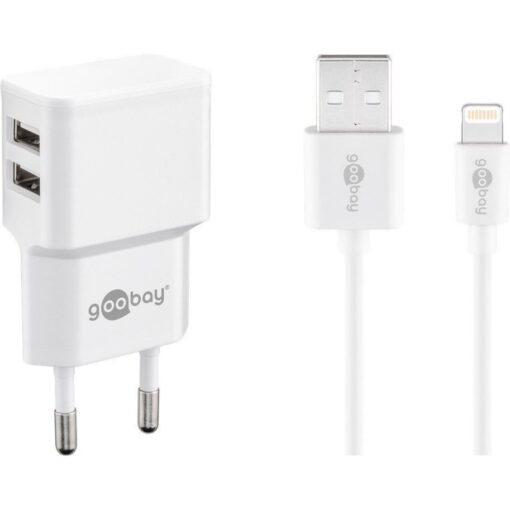 Goobay Apple Lightning Dual Ladeset 2