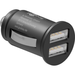 Goobay Dual-USB Auto Ladegerät mit zwei USB-Ports