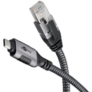 Goobay Ethernet-Kabel USB-C 3.2 Gen1 Stecker > RJ-45 Stecker