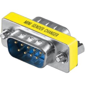 Goobay Mini-Gender-Changer 9polig Stecker > Stecker