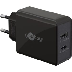 Goobay USB-C PD Dual-Schnellladegerät 30 Watt