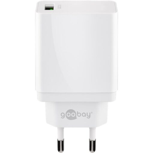 Goobay USB Schnellladegerät QC3.0 (18W) weiß