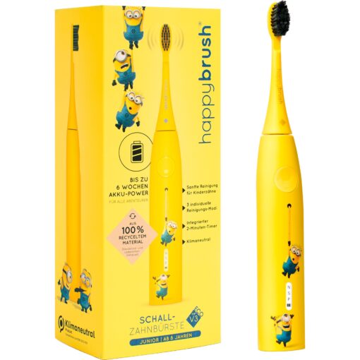 happybrush StarterKit Schall Eco VIBE 3 Minions